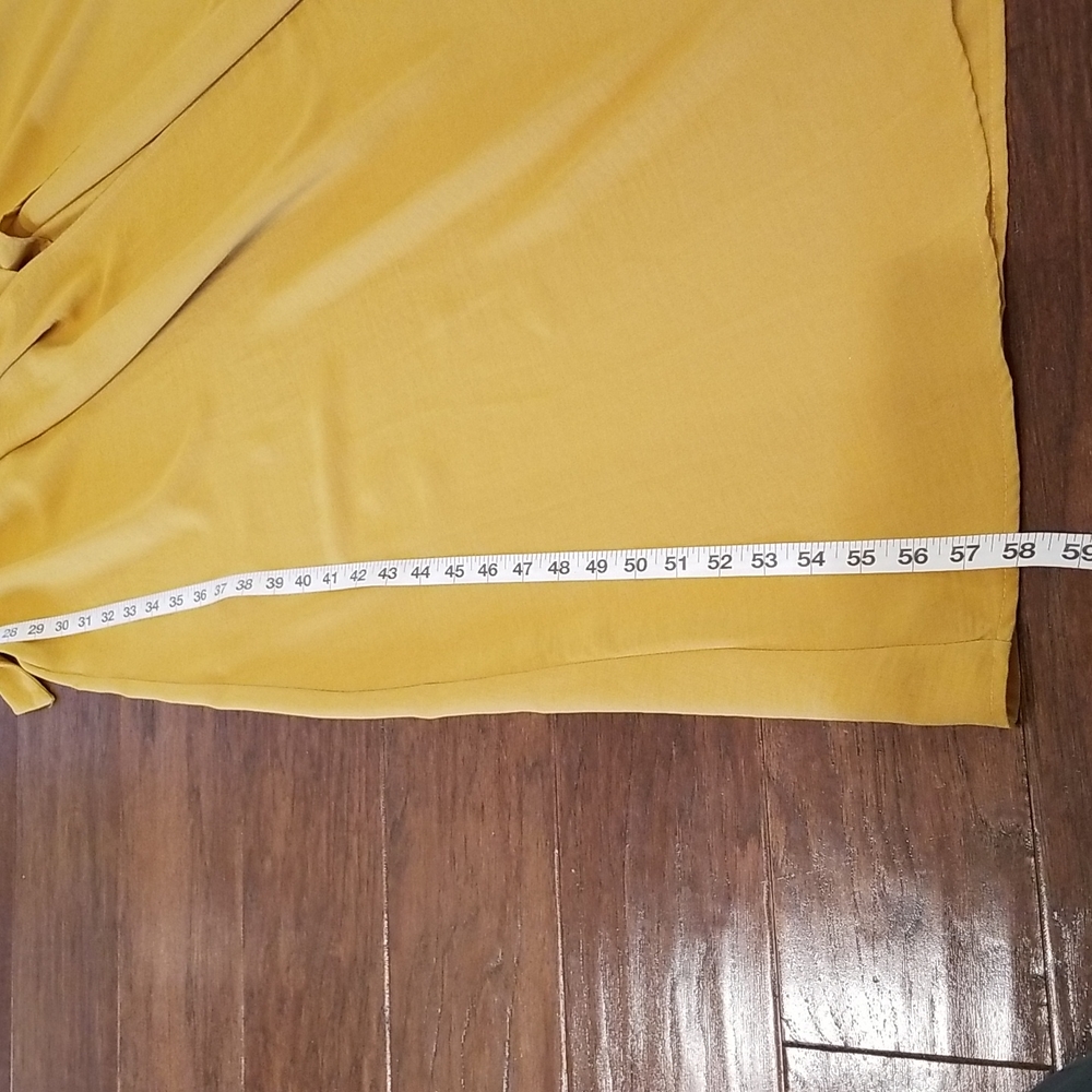 The Clothing Company Mustard Romper Maxi Dress Size M - Picture 7 of 13